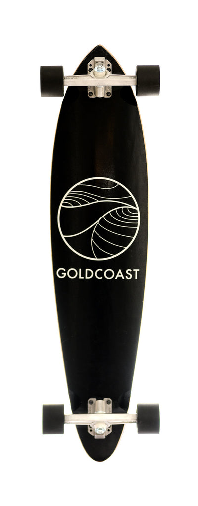 CLASSIC BLACK PINTAIL - Gold Coast Skateboards