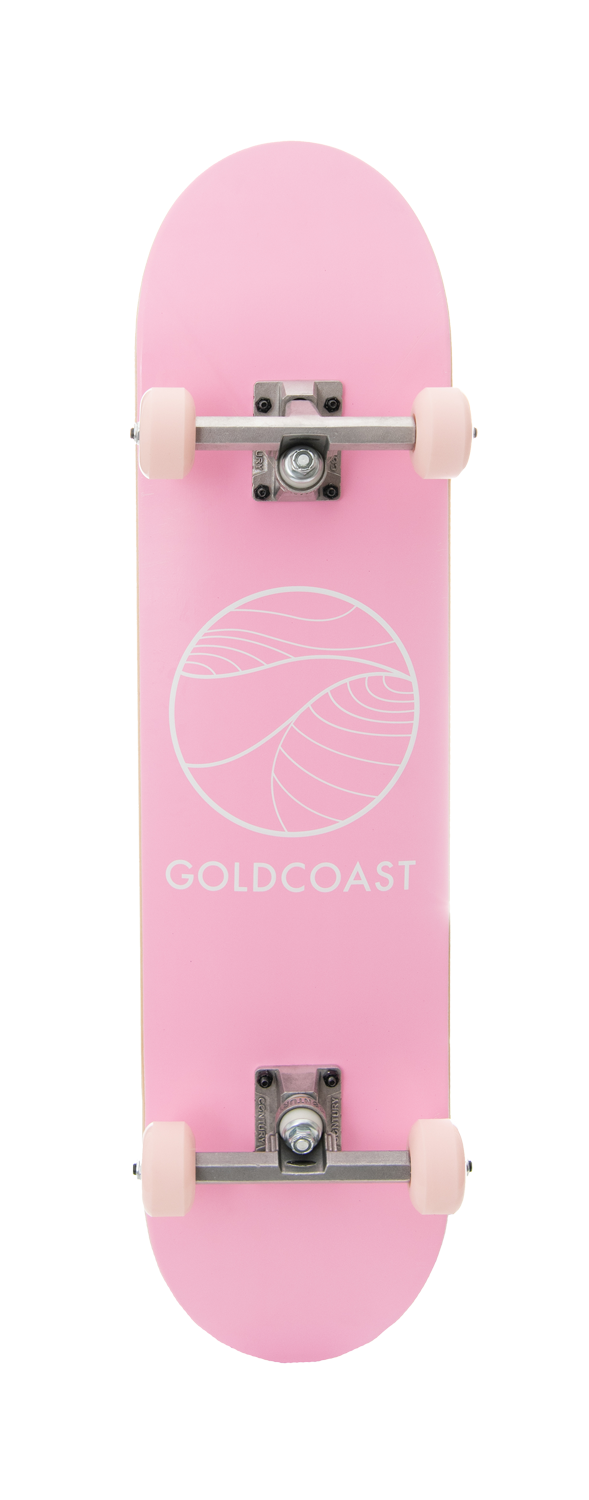 CLASSIC PINK SKATEBOARD – GoldCoast Skateboards CLASSIC PINK SKATEBOARD – GoldCoast Skateboards
