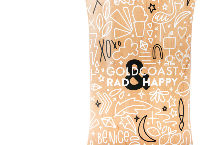 RAD & HAPPY DROP THROUGH-Gold Coast Skateboards